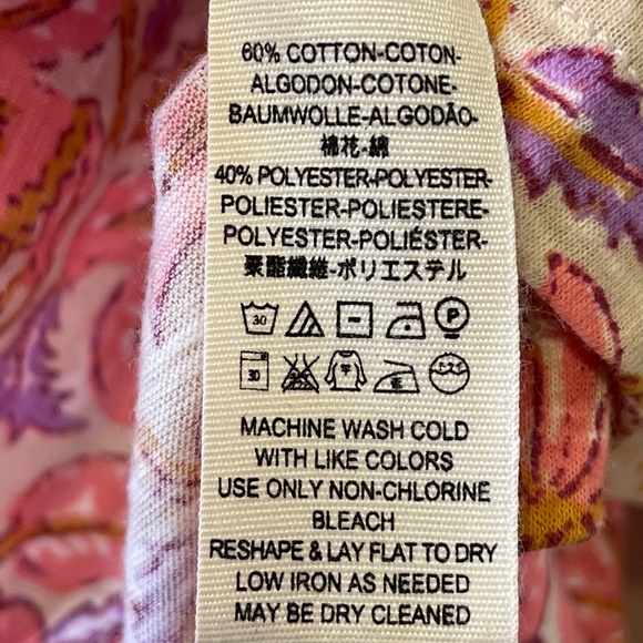 FP NWT Leilani Floral Lace Crochet Jersey Cropped Babydoll Cottagecore Shirt - Picture 14 of 16